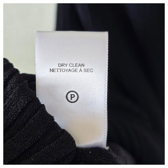 A.L.C. Ribbed Tank Midi Dress Size M Asymmetric Crochet Trim Halter Neckline - Picture 11 of 11